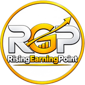Rising Earnings Point Logo